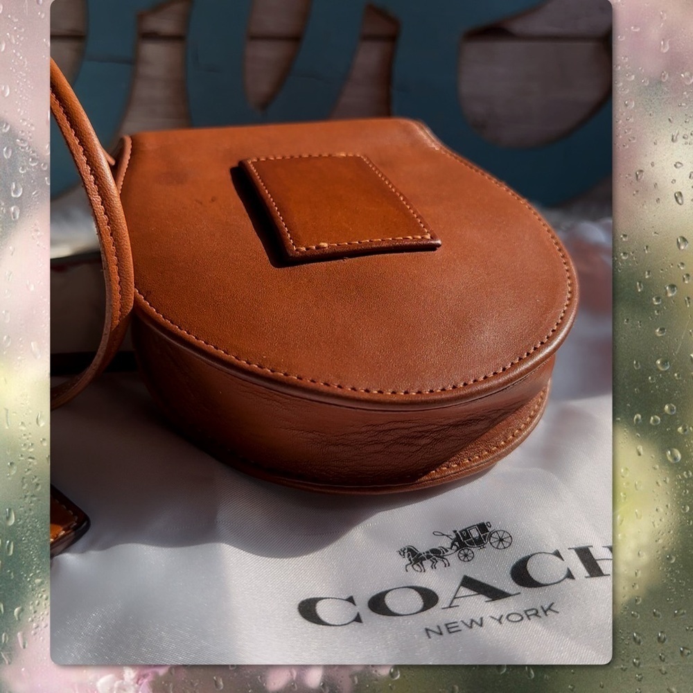 VINTAGE COACH BRITISH TAN HORSESHOE BELT BAG 4857 - Picture 12 of 17